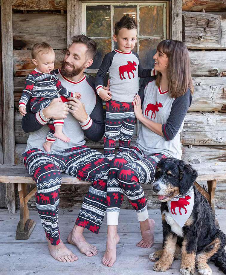 Cabin Moose Pajamas