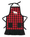 Plaid Moose Women's Apron