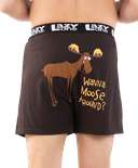 Wanna Moose Around? Men's Funny Boxer