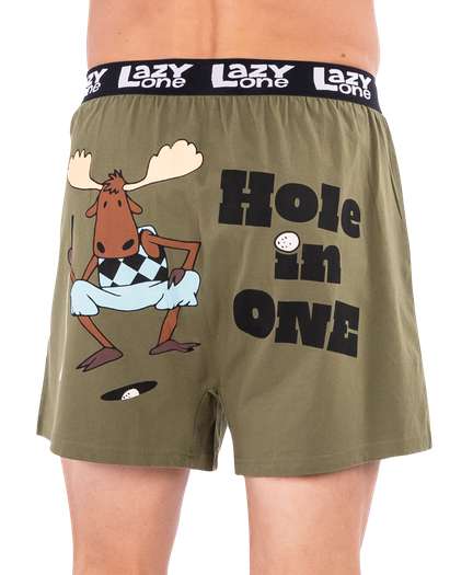 Hole In One Men's Funny Boxers
