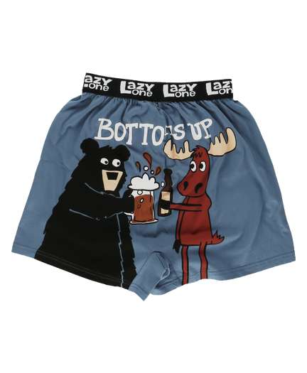 Bottoms Up Men's Funny Boxer