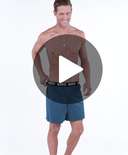 Bacon Wind Men's Pig Funny Boxer