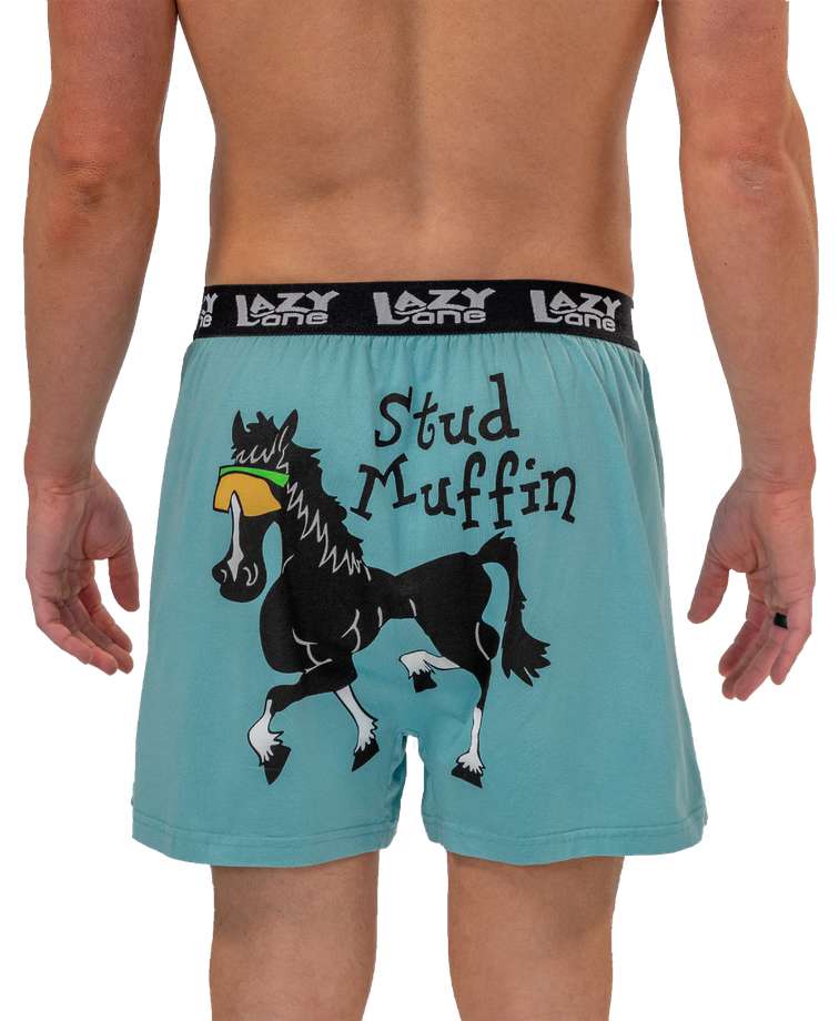 Stud Muffin Men's Horse Funny Boxer