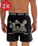 Sun Don't Shine Men's Critter Funny Boxer