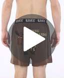 Going Commando Moose Men's Funny Boxer