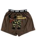Going Commando Moose Men's Funny Boxer
