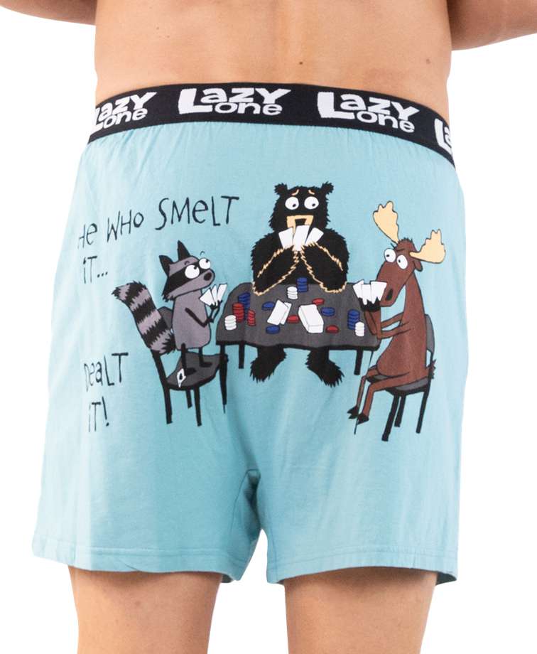 Smelt It Dealt It Men's Funny Boxer