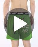 Lazy Ass Men's Donkey Funny Boxer