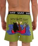 Nuttn' Butt Fishin' Men's Critter Funny Boxer