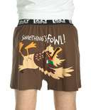 Something's Fowl Men's Duck Funny Boxer