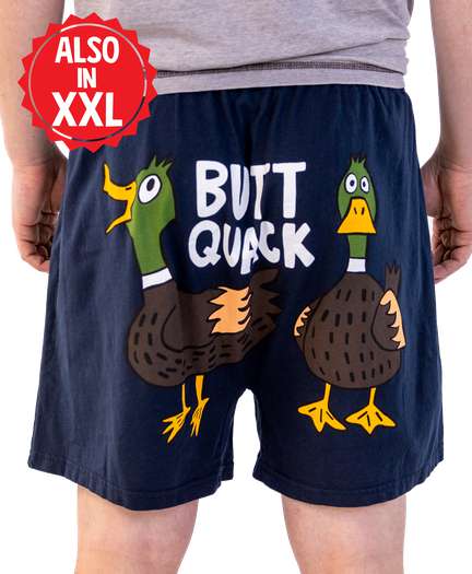Butt Quack Men's Duck Funny Boxer