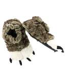 Wolf Kid and Adult Paw Slipper