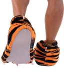 Tiger Kid and Adult Paw Slipper
