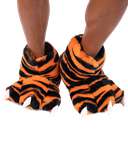 Tiger Kid and Adult Paw Slipper