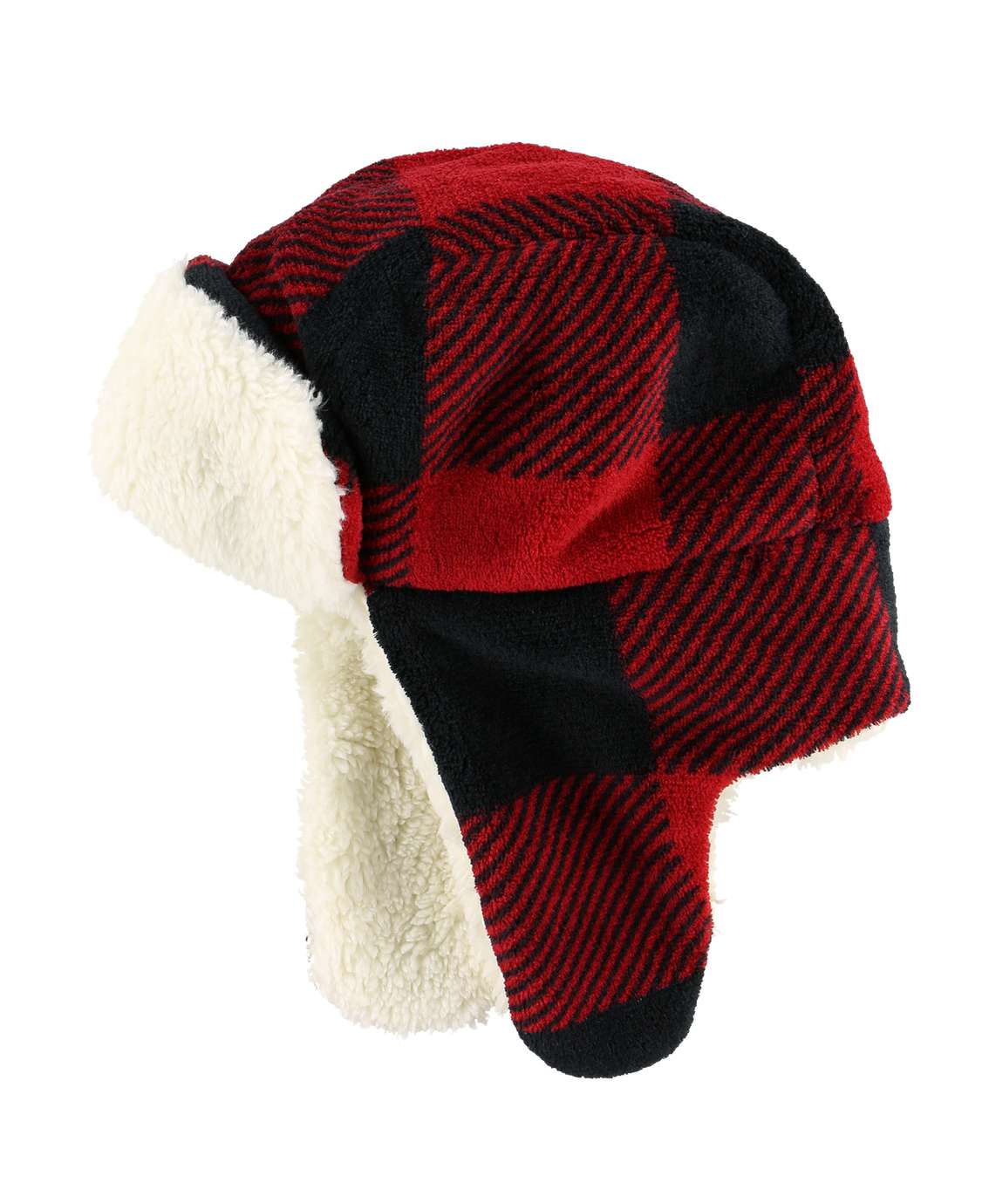 Red Plaid Bomber Cap