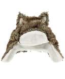 Wolf Kid and Adult Critter Cap