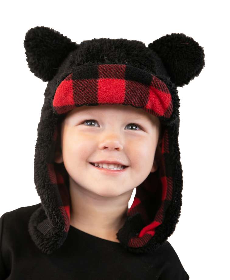Bear Kid and Adult Critter Cap
