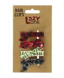 Red Moose Hair Clips