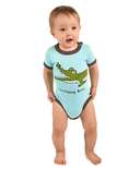 Teething Bites Infant Gator Creeper Onesie