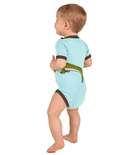 Teething Bites Infant Gator Creeper Onesie