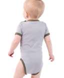 Duck Duck Moose Grey Infant Creeper Onesie