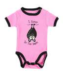 Sleep in the Dark Pink Infant Creeper Bat Onesie