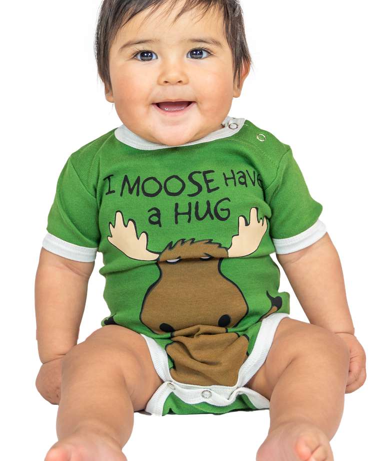 I Moose Have A Hug Boy Infant Creeper Onesie
