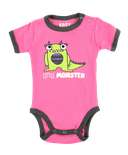 Little Monster Pink Infant Creeper Onesie