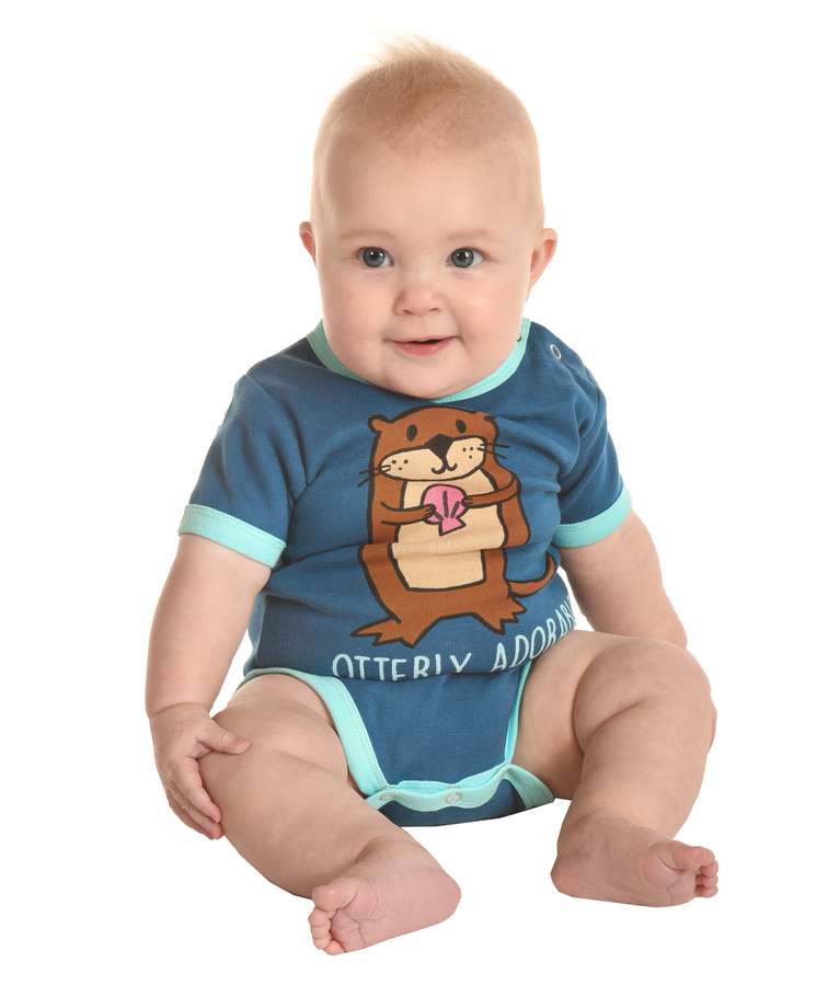 Otterly Exhausted Infant Creeper Onesie