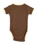 Teething Brown Infant Beaver Creeper Onesie