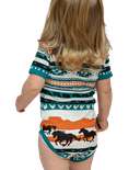 Chase Your Dreams Horse Infant Creeper Onesie