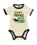 Don't Moose with Me Green Infant Creeper Onesie