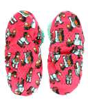 Don't Do Mornings Horse Fuzzy Feet Slipper