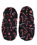 Candy Cane Fuzzy Feet Slipper