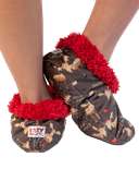 Chocolate Moose Fuzzy Feet Slipper