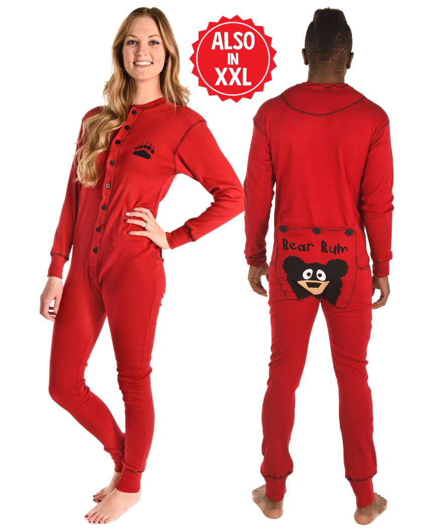 women's long johns with trap door