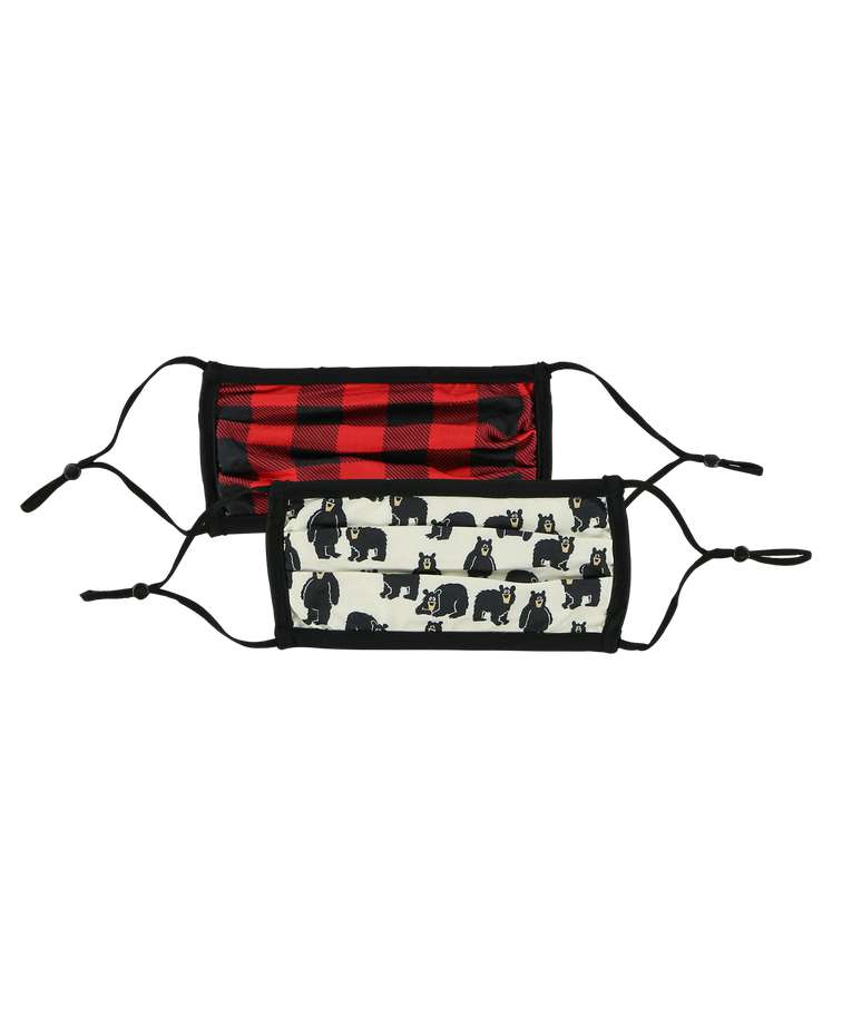 Family Bear Adult Face Mask 2-Pack