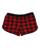Red Plaid Women's Shorts