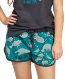 No Wake Zone Women's Manatee Shorts