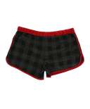 Lost in My Dreams Women's Grey Plaid Shorts