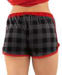 Lost in My Dreams Women's Grey Plaid Shorts