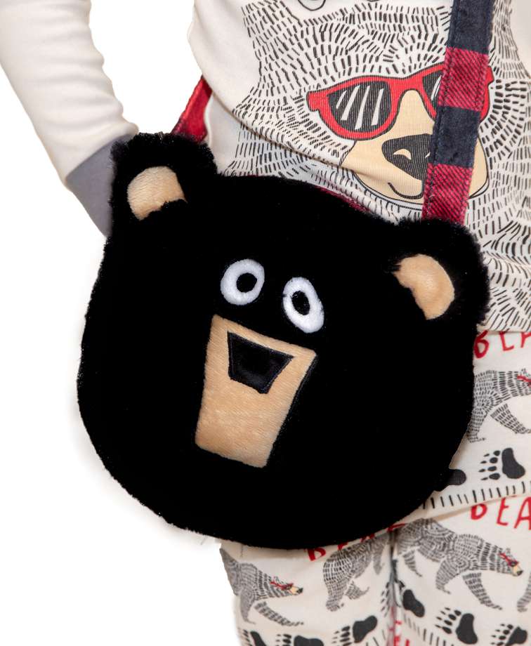 Black Bear Critter Purse