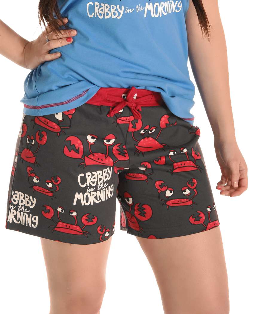 Lazy One Crabby Womens Boxer Shorts