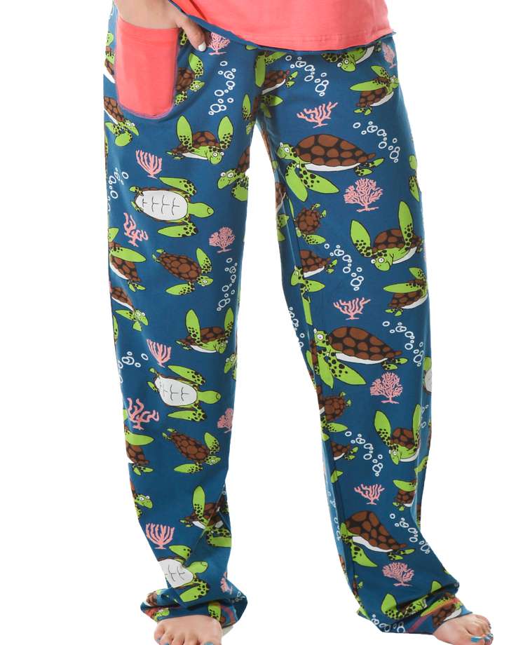 Turtley Awesome Women's Regular Fit PJ Pant (C)