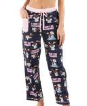 I Don't Do Mornings Women's Regular Fit Moose PJ Pant