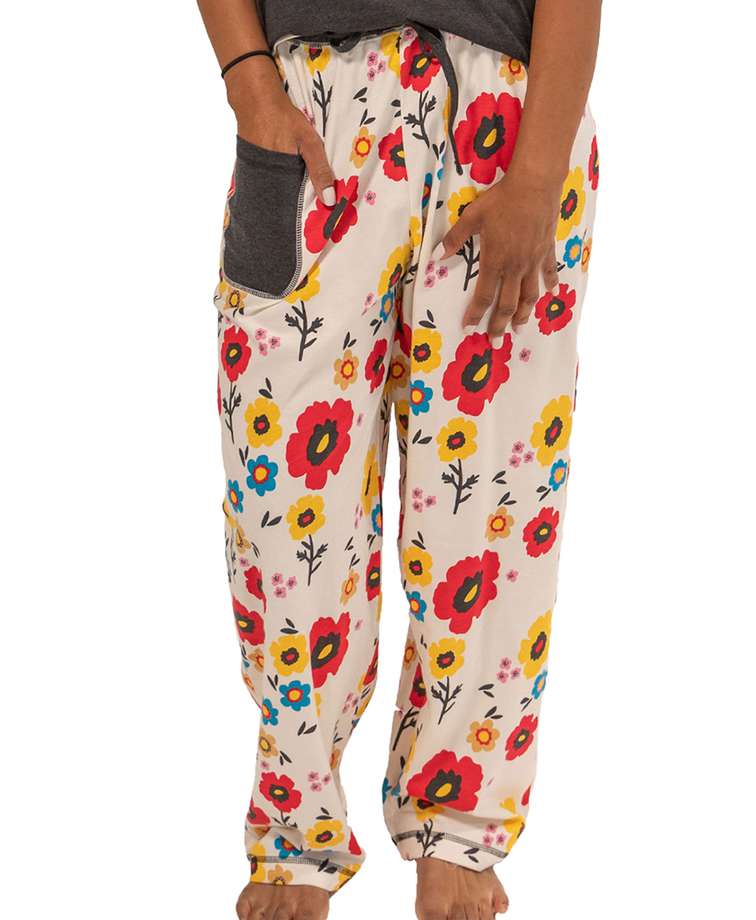 Rise & Shine Women's Regular Fit Flower PJ Pant