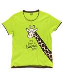 Looong Day Women's Regular Fit Giraffe Tee