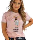 I Don't Do Mornings Women's Regular Fit Moose PJ Tee
