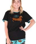 Long To Be Around You Women's Regular Fit Dog PJ Tee