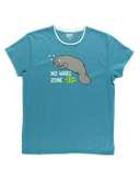 No Wake Zone Women's Regular Fit Manatee Tee
